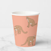 クーガー 紙コップ (正面)