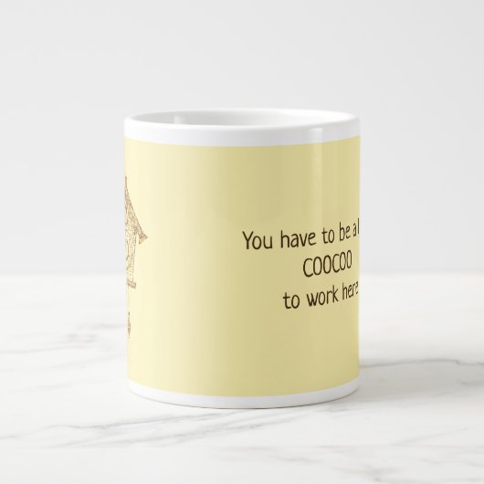 クークロック ジャンボコーヒーマグカップ (正面)