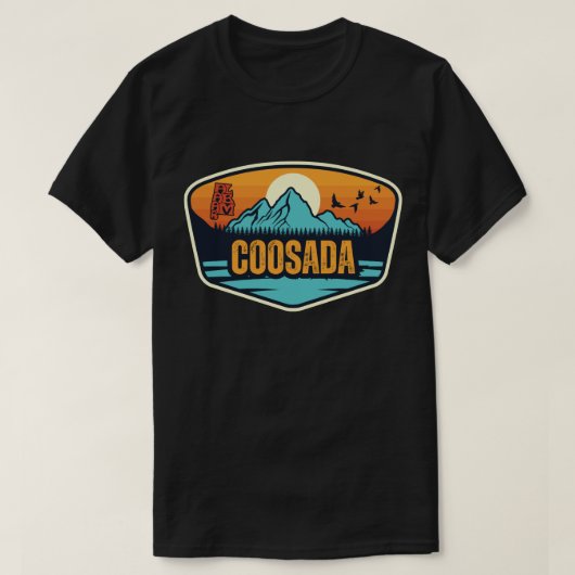 クーザダ, アラバマ州 Tシャツ (デザイン正面)
