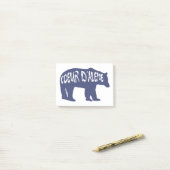 クーダレーネアイダホベア ポストイット (デスク上)