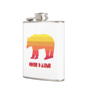 クーダレーネアイダホレインボーベア フラスク (左)