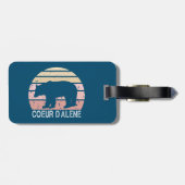 クーダレーネアイダホレトロベア ラゲッジタグ (裏面横)