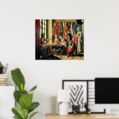 クーチュリエのワークショップ, Arles, 1760 ポスター (ホームオフィス)