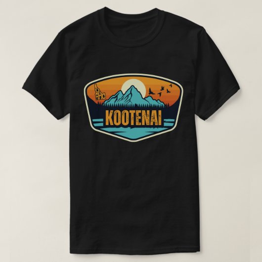 クーテネイ、アイダホ州 Tシャツ (デザイン正面)