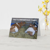 クーデモーター共有の非A誕生日 カード (黄色い花)