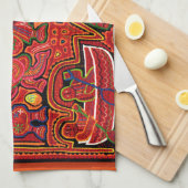 クーナインディアンメンズインカイコス キッチンタオル (四つ折り)