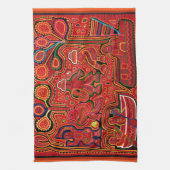 クーナインディアンメンズインカイコス キッチンタオル (縦)