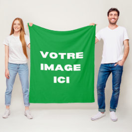 クーバーチュール – Votre image ici - personalisee フリースブランケット