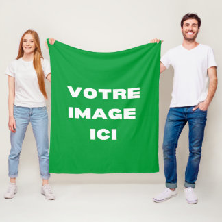 クーバーチュール – Votre image ici - personalisee フリースブランケット