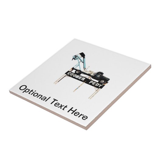 クーバー・ペディ・オパール・マイニング・トラック・ウェルカムサイン タイル (側面)