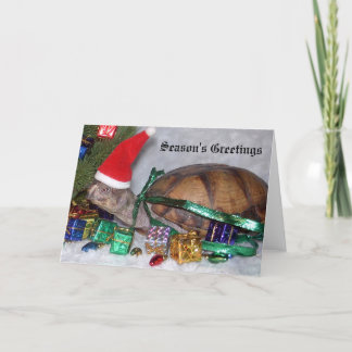 クーパの最初の休日のグリーティングカード シーズンカード