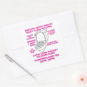 クーパーすごいトイレ スクエアシール (封筒)