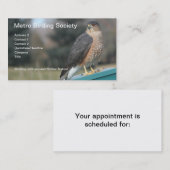 クーパーのホーク写真 予約カード (正面/裏面)