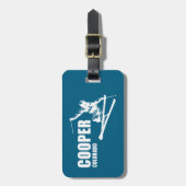 クーパーコロラドスキーヤー ラゲッジタグ (正面縦)