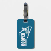 クーパーコロラドスキーヤー ラゲッジタグ (裏面縦)