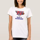 クーパーズタウン愛国野球プレーヤー祖父母 Tシャツ (正面)