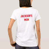 クーパーズタウン愛国野球ママの名入れグッズ Tシャツ (裏面)