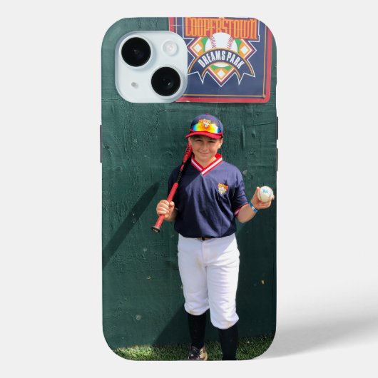 クーパーズタウン野球選手写真カスタム Case-Mate iPhoneケース (裏面)
