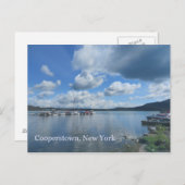 クーパーズタウン・ニューヨーク・オッセゴ湖 ポストカード (正面/裏面)