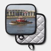 クーパーモランポットホルダー 鍋敷き (正面/裏面)