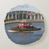 クーパーモラン丸い枕 ラウンドクッション (裏面)