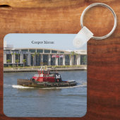 クーパーモラン金属キーチェーン キーホルダー (裏面)