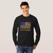 クーパー姓シャツチームクーパー生涯会員 Tシャツ (正面フル)