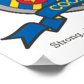 クーパー少年の名前の意味レターCヘラルドライシールド ポスター (角)