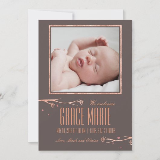 クーパー春の花生誕発表 案内状 (正面)