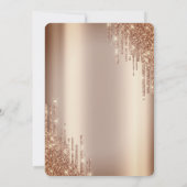 クーパー グリッター ドリップス 80歳の誕生日 招待状 (裏面)