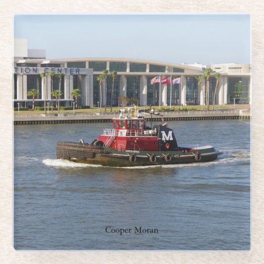 クーパー・モラン・ガラス・コースター ガラスコースター (正面)