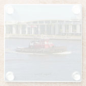 クーパー・モラン・ガラス・コースター ガラスコースター (裏面)