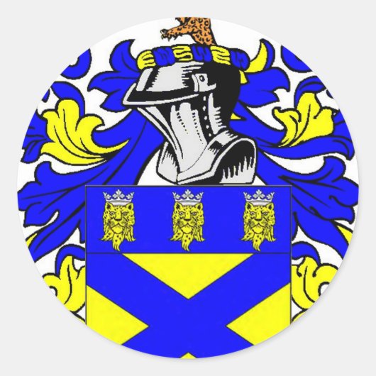 クーパー(英語)コート・オブ・アームズ ラウンドシール (正面)