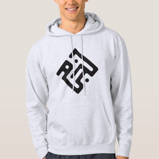 クーフィー体で書かれたアラビア語の「ナジム(星)」の名前 パーカ (正面)