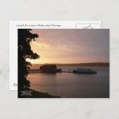 クーペヴィル桟橋アットダスクポストカード ポストカード (正面/裏面)