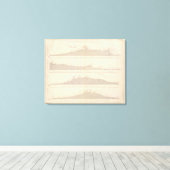 クーペ・ド・ダイバーズ通路、アンデス キャンバスプリント (インサイチュ (ウッドフロア))