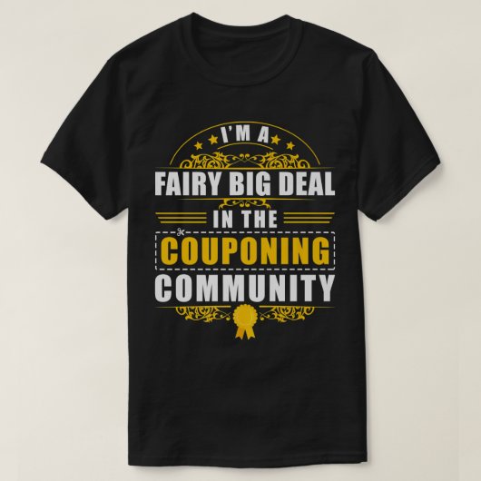クーポナークーポニング妖精は妖精の大きな取引で Tシャツ (デザイン正面)