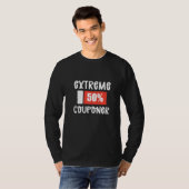 クーポニング初心者エクストリームクーポナー Tシャツ (正面フル)