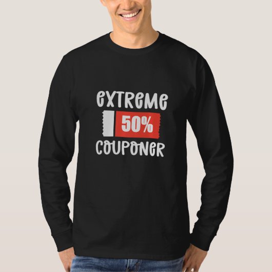 クーポニング初心者エクストリームクーポナー Tシャツ (正面)