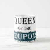 クーポンのクイーン コーヒーマグカップ (中央)