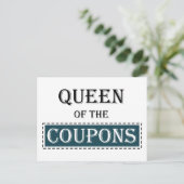 クーポンのクイーン ポストカード (スタンド正面)