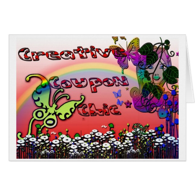 クーポンの上品カード (正面横)