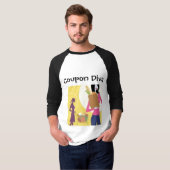 クーポンの花型女性歌手 Tシャツ (正面フル)