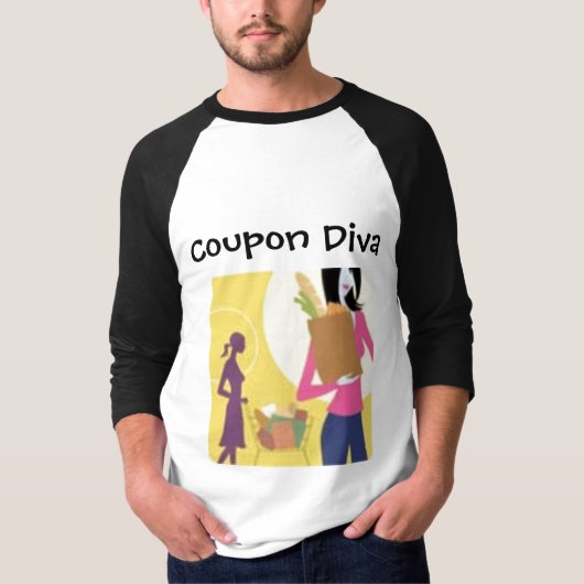 クーポンの花型女性歌手 Tシャツ (正面)