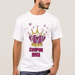 クーポンの花型女性歌手 Tシャツ