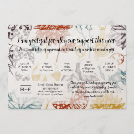 クーポンカードありがとう 招待状