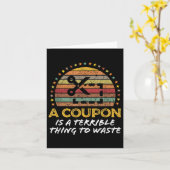 クーポンクおもしろいポンクリッパーマネーセーバー引用文 カード (黄色い花)