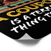 クーポンクおもしろいポンクリッパーマネーセーバー引用文 ポスター (角)