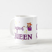 クーポンクイーン コーヒーマグカップ (正面左)