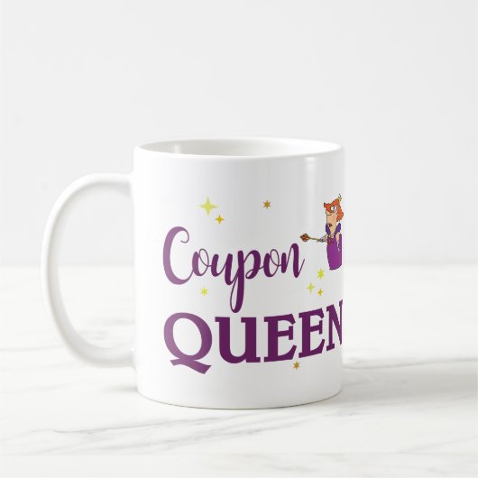 クーポンクイーン コーヒーマグカップ (左)